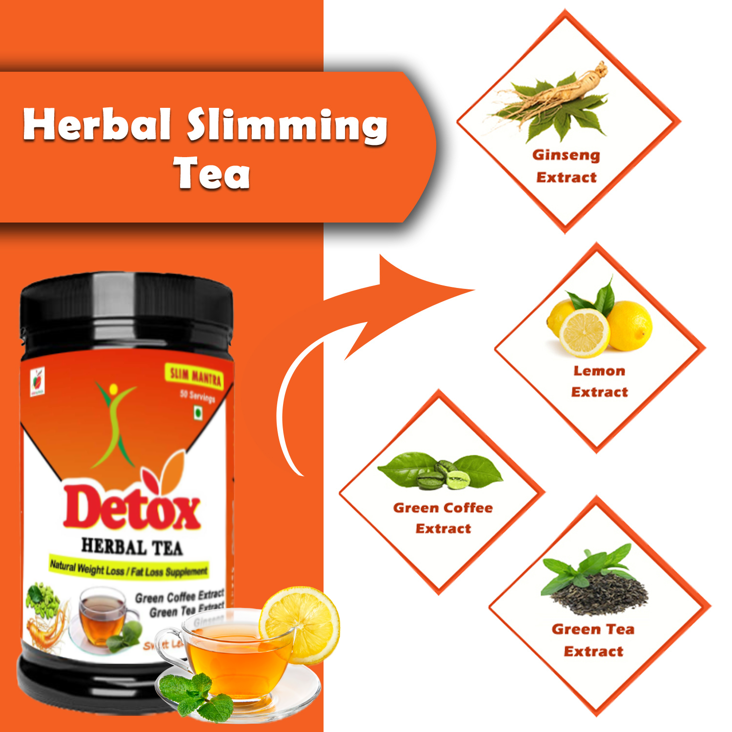 B Slim, Slimming herbal tea