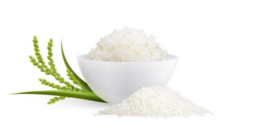 Rice Product Realistic Composition